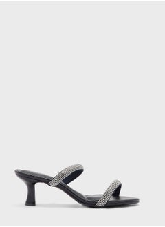 اشتري Ankle Strap Mid Heel Sandals في الامارات