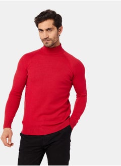 Buy High Neck Knit Pullover in Egypt