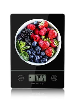 Buy Digital Kitchen Scale Electric Weight Scale Postal Diet Food Weighing Balance 5kg LCD for Baking and Cooking in UAE