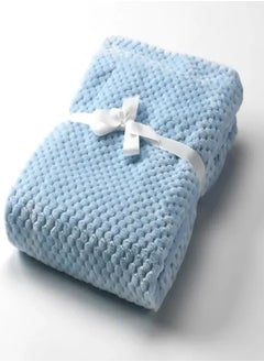 Buy Mora Lecoco Baby Blanket, Model L41 - Color:Blue- Size: 80×110 cm - Weight: 960 grams - Country of Origin: Spain. in Egypt