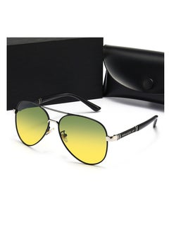 اشتري Intelligent Photosensitive night Vision Mirror Polarized Color Changing Sunglasses في الامارات