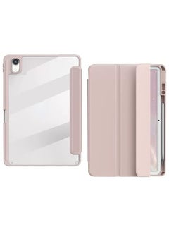 اشتري Compatible with Huawei MatePad 11 2023 Case Magnetic Acrylic Stand Back Cover For MatePad 11 DBR-W00 DBR-W10 11 Inch Smart Shell With Pencil Holder (Pink) في السعودية