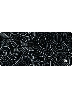 Buy Extended Large Gaming Mouse Pad 120 X 60 cm XXL Full Desk Art style & Mousepad Non-Slip Rubber Base Big Keyboard Mat with Stitched Edges water resist for Gaming from Yasa ( TOPO Black ) in Saudi Arabia