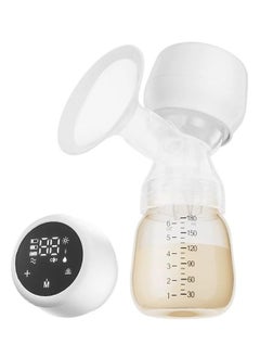 Buy 1 piece Electric Breast Pump, All-in-one Automatic Electric Breast Pump Painless Breast Massager, 4 Modes, 15 Levels, Portable Breast Pump Strong Suction Power, Quiet, Pain-Free 1200mAh, 180ml in Saudi Arabia