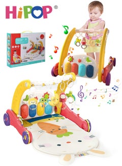 Buy 2 In 1 Baby Gym Play Mats,Baby Toys Kick and Play Piano Gym Activity Center For Infants,Baby Walker Fitness Rack in Saudi Arabia