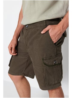 اشتري Khaki Regular Fit Cargo Pocket Shorts TMNSS23SR00048 في مصر