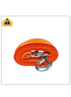 اشتري Tow Rope Heavy Duty With Two Hooks Car Tow Rope 6 Ton 4 Meter Car Breakdown Towing Rope SAFARI STR09 في السعودية