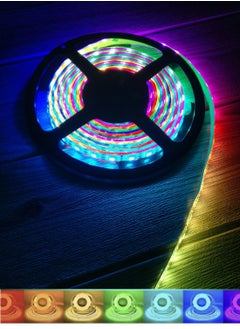 Buy LED Strip Light with Remote Control (USB Powered) Red/Blue/Green 2meter in UAE