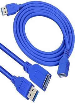 اشتري 3.0USB Extension Cable 1.5 M, Blue في مصر