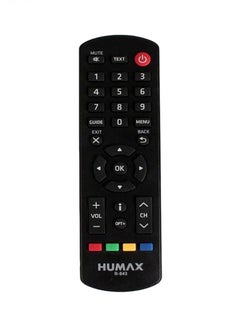 Buy Remote Control For Humax Receiver R-843 Black in UAE