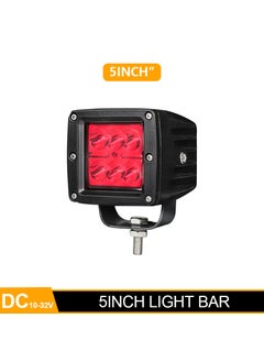 Buy 18W LED Work Light Jeep A-Pillar Spotlight Motorcycle Fog LampRed Red in Saudi Arabia