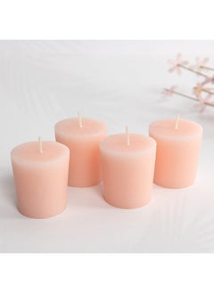 اشتري Hue Rose Garden Votive Candle, Pink - Set of 4 في الامارات