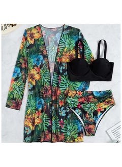 اشتري Fashionable Women's Bikini Swimsuit Three Piece Set في الامارات