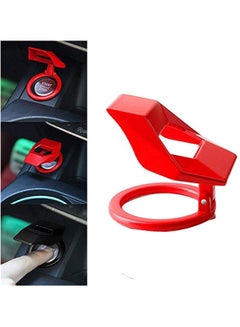 Buy Auto Interior Accessories Universal Car Key Cap Engine Start/Stop Button Cover, Push to Start Button Ignition Cover Anti-Scratch Universal Aluminum Alloy Button Decoration Ring for Cars in UAE