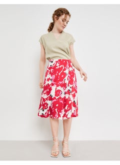 Buy Midi skirt with a floral print in Egypt