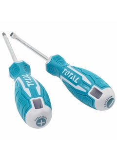 Buy TOTAL 2 Pcs ScrewDriver Set THT250201 in Saudi Arabia