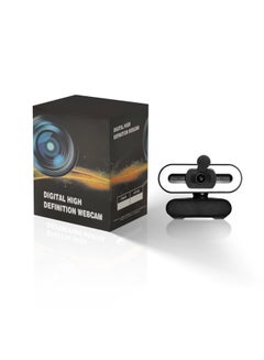 Buy 4K Webcam, 1080P 4K Full HD Webcam with Ring Fill Light Laptop Computer Live Video Streaming Webcam with Microphone Rotating Camera HD Streaming Webcam in Saudi Arabia