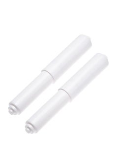 اشتري 2 Packs White Toilet Paper Holder Spring Loaded Roller Replacement في الامارات