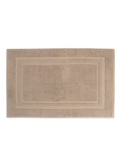 Buy Classic Turkish Luxury Bath Mat, Weathered Teak - 61X91 Cm in UAE