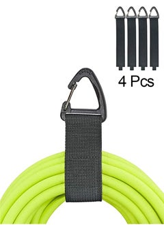 Buy Extension Cord Holder Organizer, 16-inch Hook and Loop Heavy Duty Storage Straps with Triangle Clips, Extension Cord Hanger for Garage Organization and Storage Cord Wrap Keeper 4 Pcs, Easy to Use in Saudi Arabia