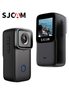 Buy SJCAM C200 Mini Action Camera 4K24fps, Handheld & Wearable, Waterproof Action Cameras with Stabilization, 154°FOV Zoom Lens, Outdoor Camera for Underwater Sports, Bicycle, Vlogging(with 64G Card) in Saudi Arabia