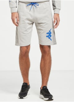 Buy Logo Drawstring Mesh Printed Shorts in UAE