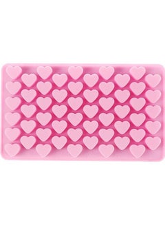 Buy COOLBABY Silicone Chocolate Mold 1 Pack Heart Shaped Baking Mold, 55 Holes Non-stick Silicone Mold Tray for Hot Chocolate Candy Jelly in UAE