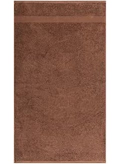 Buy Bath Towel 100% Cotton 50  x 90  cm-Brown in Egypt