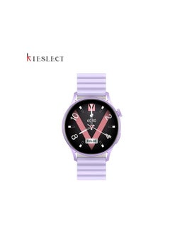Buy Lora 2 Calling Watch Lady Smart watch With 1.3" AMOLED Touch Screen/24H Heart Rate & SPO2 & Sleep Monitor/Smart watch Women/Double Straps(Purple) in Egypt