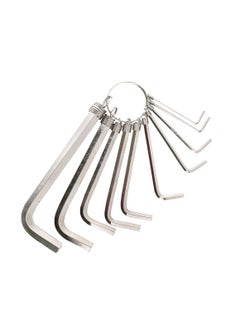 Buy Terminator Folding Hex Key (Allen Key) Set 10 Pcs in UAE