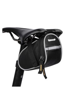 Buy 1PCS Road Bike Saddle Tail Bag for Tools, Mountain Bike Rear Bag with Saddle Attach Bicycle Inner Tube Storage Bag Compact Rear Bicycle Bag for Phone Cash, Mini Pump Outdoor Riding MTB Road Bike in Saudi Arabia