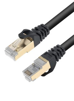Buy LAN Cable CAT8 10M Black in UAE