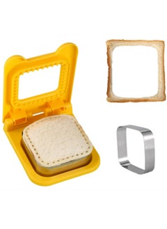 Buy Uncrustable Sandwich Maker Cutters for Kids Lunch,Mini Cookie Cutter and Sealer in Saudi Arabia