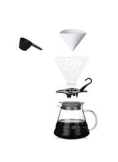 Buy V60 Pour Over Coffee Set Size 02 (600ml) in UAE