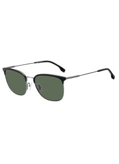 اشتري Men's UV Protection Browline Sunglasses - Boss 1285/F/Sk Blk Dkrut 57 - Lens Size: 57 Mm في الامارات