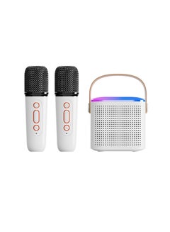 اشتري M MIAOYAN Bluetooth small speaker outdoor portable plug-in card mini wireless speaker with microphone microphone karaoke speaker في السعودية