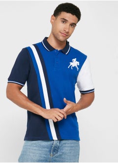 Buy Colourblock Polo Shirt in UAE