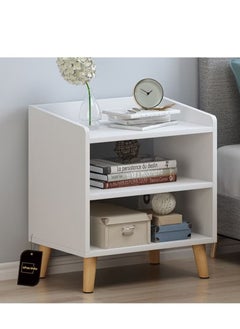 اشتري Sharpdo NIghtstands With 2 Shelves Simple Bedside Storage Cabinet For Bedroom Or Living Room في الامارات