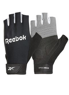 Buy Fitness Gloves - Black - L in UAE