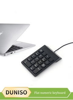 Buy Numeric Keypad,USB Number Pad, USB 18 Key Number Numeric Keypad Keyboard for Laptop/Notebook PC Computer in Saudi Arabia