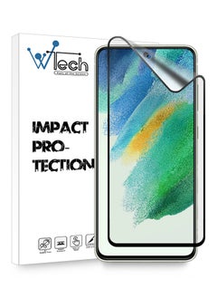 Buy Matte Ceramic Full Coverage Screen Protector For Samsung Galaxy S21 FE 5G Clear/Black in Saudi Arabia