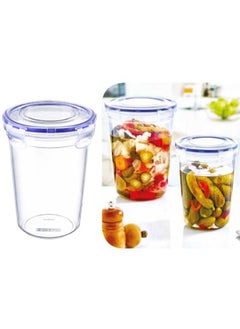 Buy Dunia Fresh & Lock Round Deep Sealed Food Container with Airtight Lid - Food Saving, Heating, Freezing - Storage Solution - BPA Free | Lead Free in Egypt