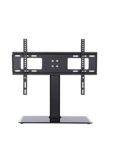 اشتري حامل طاولة للتلفزيون العالمي لشاشة تلفزيون بلازما LCD LED مقاس 37-55 بوصة باللون الأسود أسود في السعودية