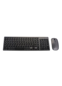 Buy New 2.4G Bluetooth 5.0 Dual-Mode Wireless Keyboard Mouse ComboGray black-keyboard and mouse suit Gray black-keyboard and mouse suit in Saudi Arabia