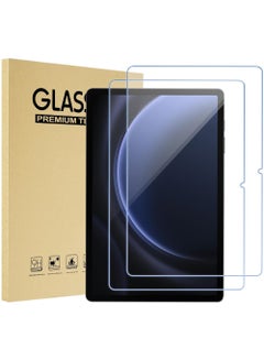 Buy Screen Protector for Samsung Galaxy Tab S9 11-Inch and Galaxy Tab S9 FE 10.9-Inch with Easy Installation Frame Tempered Glass Film HD Clear 2pcs in Saudi Arabia