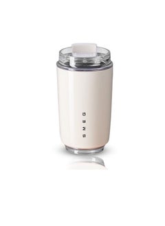 Buy Travel coffee cup with lid stainless steel vacuum insulated cup leakproof reusable double-layer insulated cup suitable for iced and hot drinks in UAE