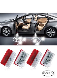 Buy 4 Pack LED Car Door Logo Light Courtesy Projector Laser Welcome Lights in Saudi Arabia