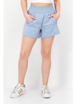 Buy Women Sportswear Fit Training Short, Light Blue in Saudi Arabia