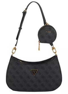 Buy Guess Alexie Top Zip Black Shoulder Bag for Women BB841618 in UAE