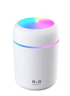 Buy Mini Portable Air Humidifier Multi Color Night Light, 2 Cool Mist Modes and Auto Off, for Car, Kids Room, Office and Travel in Egypt